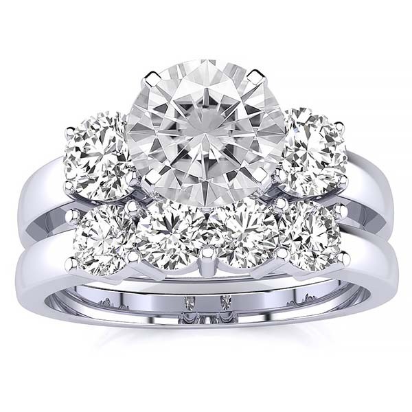 Evelyn Diamond Ring - White Gold