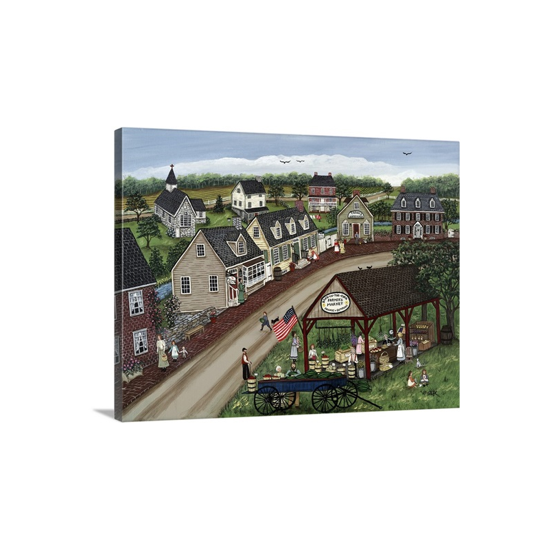 Farmers Market Wall Art - Canvas - Gallery Wrap