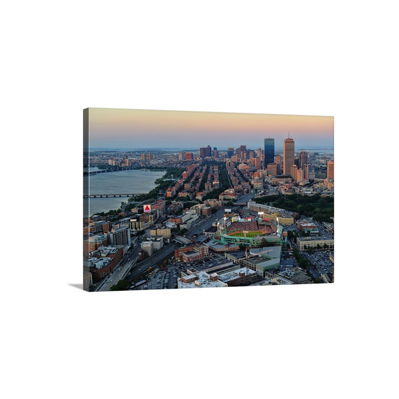 Fenway Park As The Boston Red Sox Play The Detroit Tigers On July 30 2012 Wall Art - Canvas - Gallery Wrap