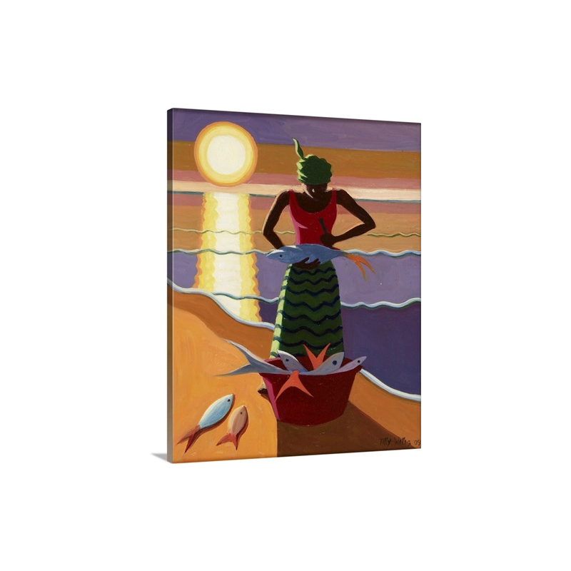 Fish Wife 2009 Wall Art - Canvas - Gallery Wrap