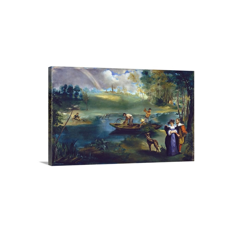 Fishing By Edouard Manet Wall Art - Canvas - Gallery Wrap