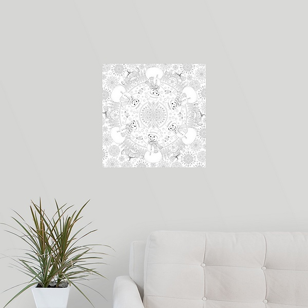 Frosty The Snowman Mandala