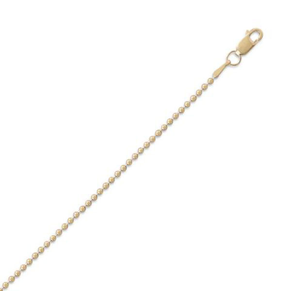 14-20 Gold Filled Bead Chain - 1.5 mm