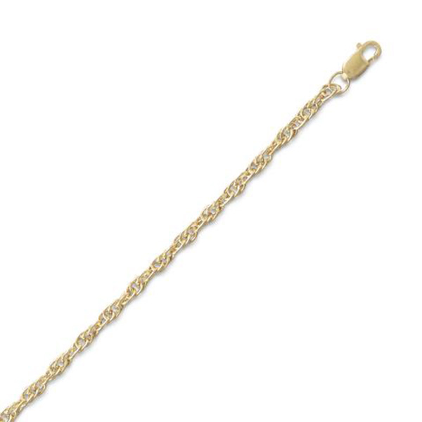 14 - 20 Gold Filled Rope Chain - 2.5 mm