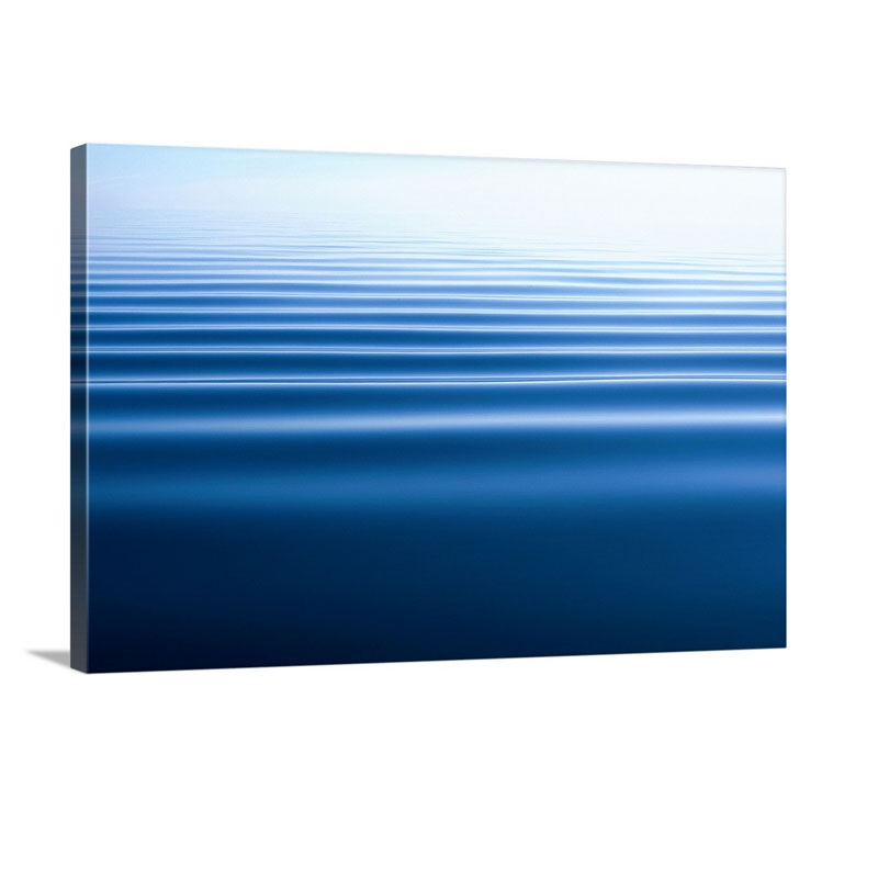 Gentle Ripples Move Across Calm Waters Of The Arctic Lgloolik Canada Wall Art - Canvas - Gallery Wrap