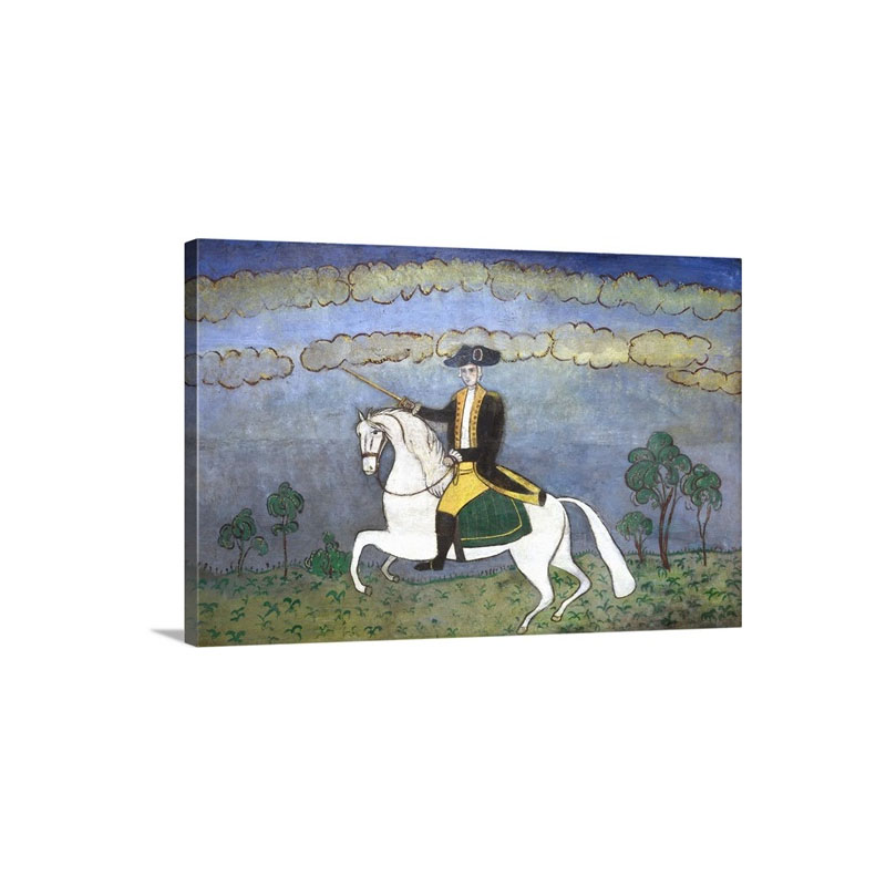 George Washington On Horseback Wall Art - Canvas - Gallery Wrap