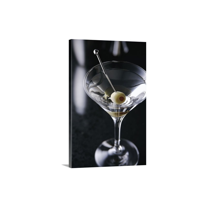 Glass Of Cocktail Wall Art - Canvas - Gallery Wrap