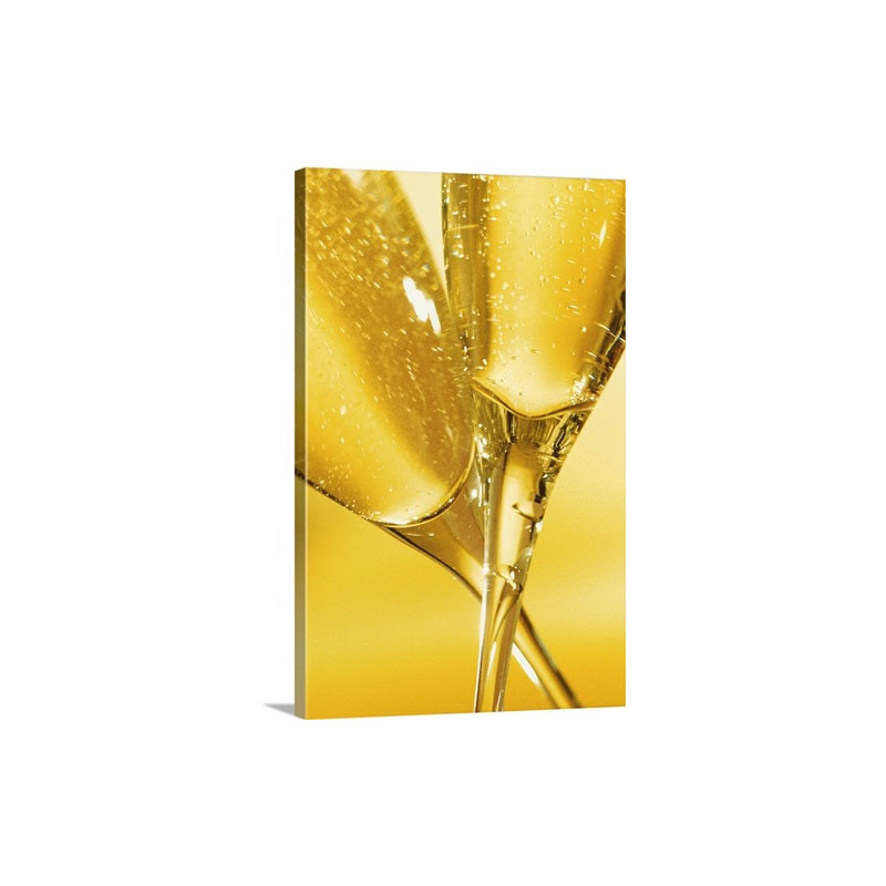 Glasses Of Champagne Wall Art - Canvas - Gallery Wrap