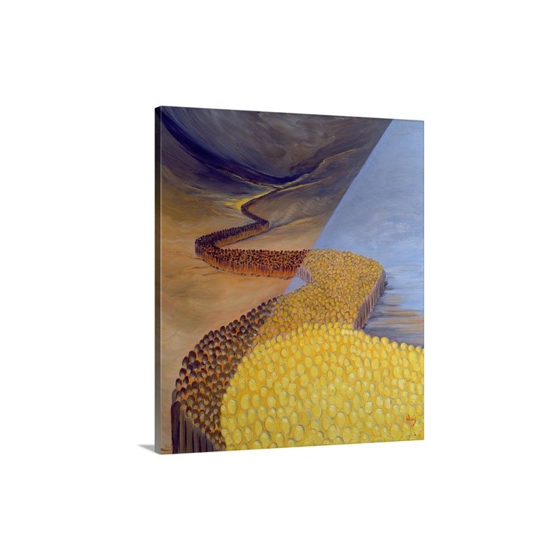 God's Holy People Stretch Like A River From Ancient Times To Our Own Day 1995 Wall Art - Canvas - Gallery Wrap