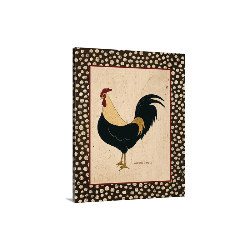 Goldfeather Chicken Wall Art - Canvas - Gallery Wrap