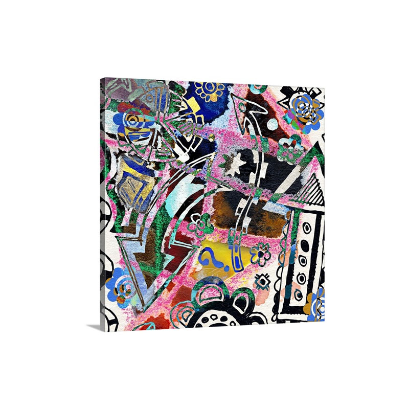 Graffiti Collage Wall Art - Canvas - Gallery Wrap