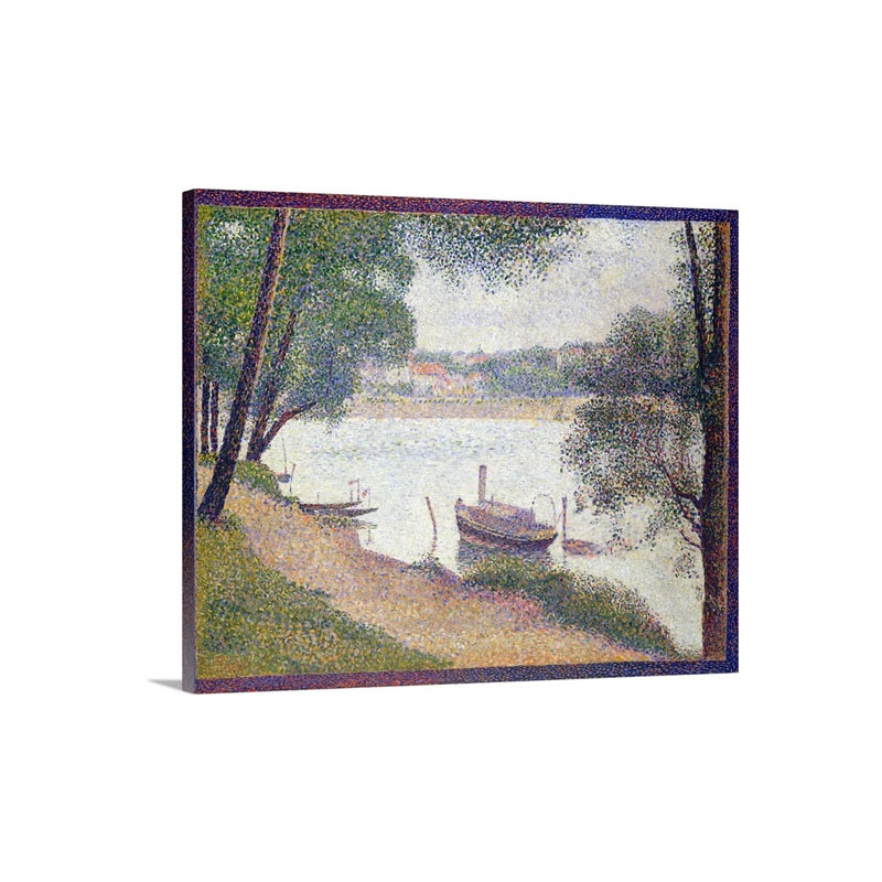 Gray Weather Grand Jatte By Georges Seurat Wall Art - Canvas - Gallery Wrap