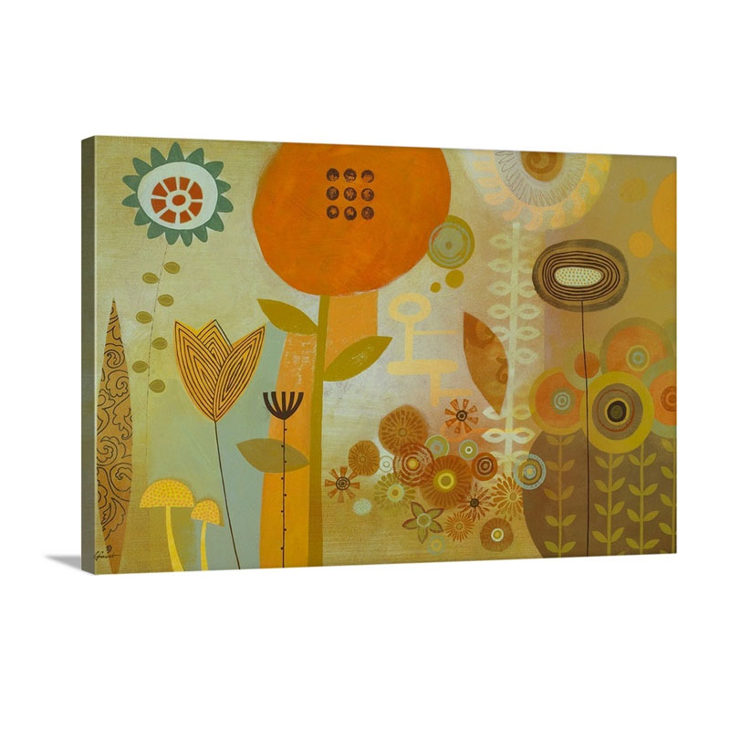 Groovy Bloom Wall Art - Canvas - Gallery Wrap