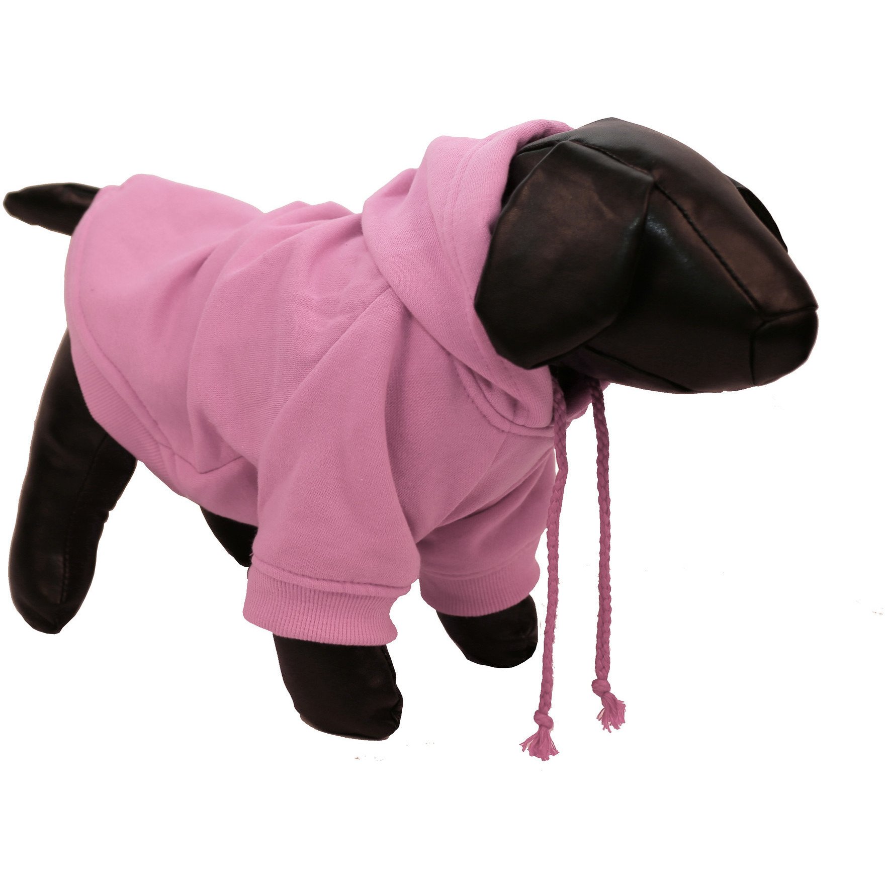 Fashion Plush Cotton Pet Hoodie Hooded Sweater - Pink