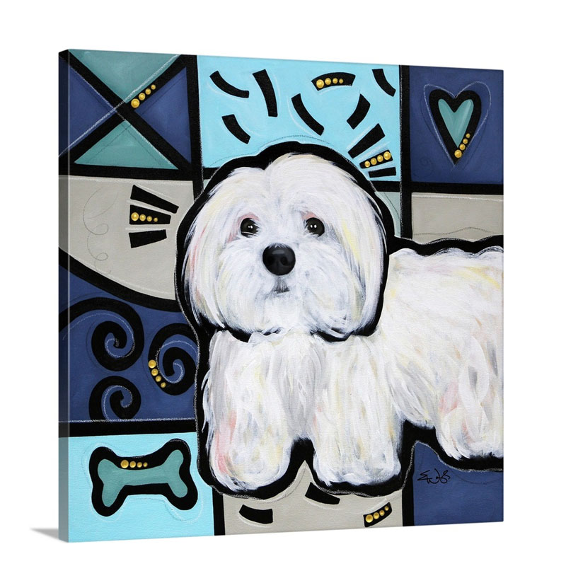 Havanese Pop Art Wall Art - Canvas - Gallery Wrap