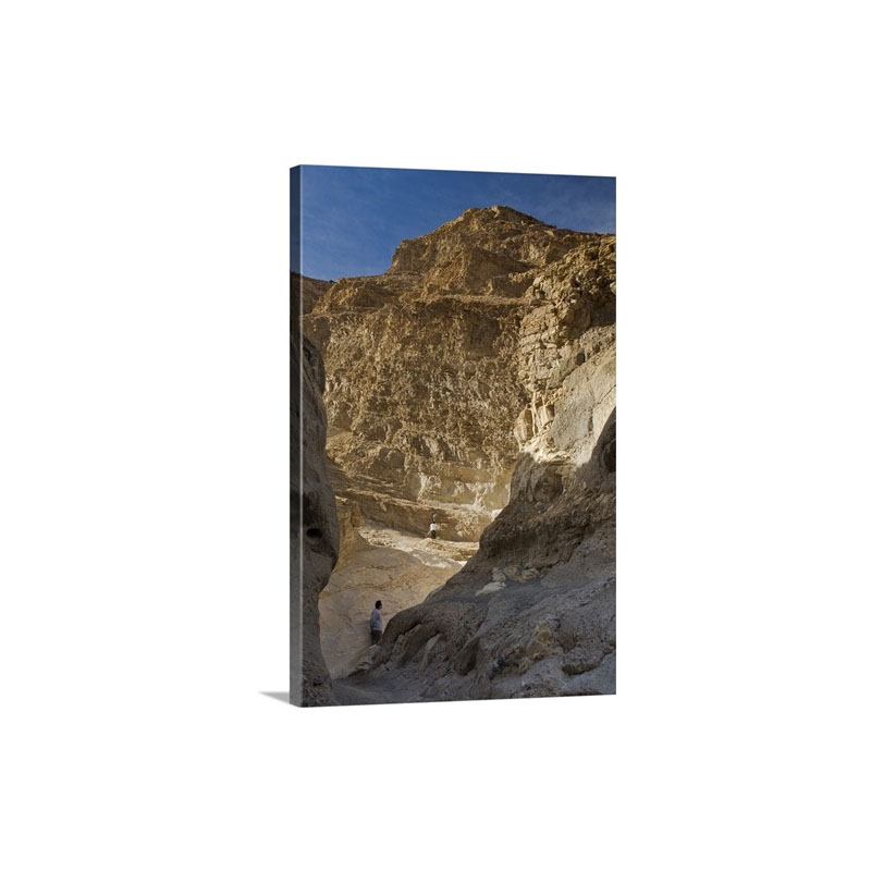 Hikers In Mosaic Canyon Wall Art - Canvas - Gallery Wrap