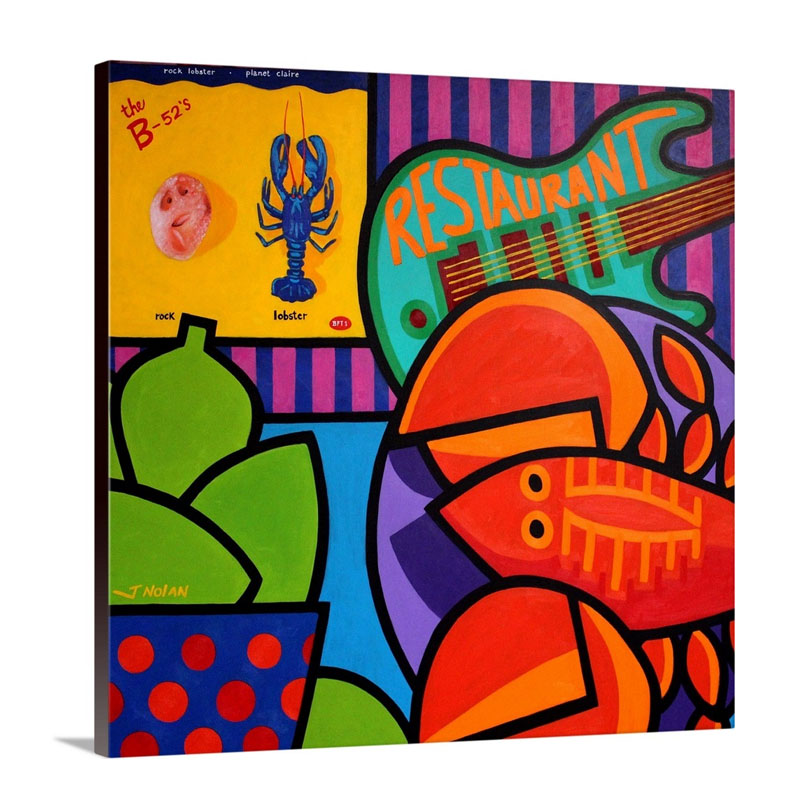 Homage To Rock Lobster Wall Art - Canvas - Gallery Wrap