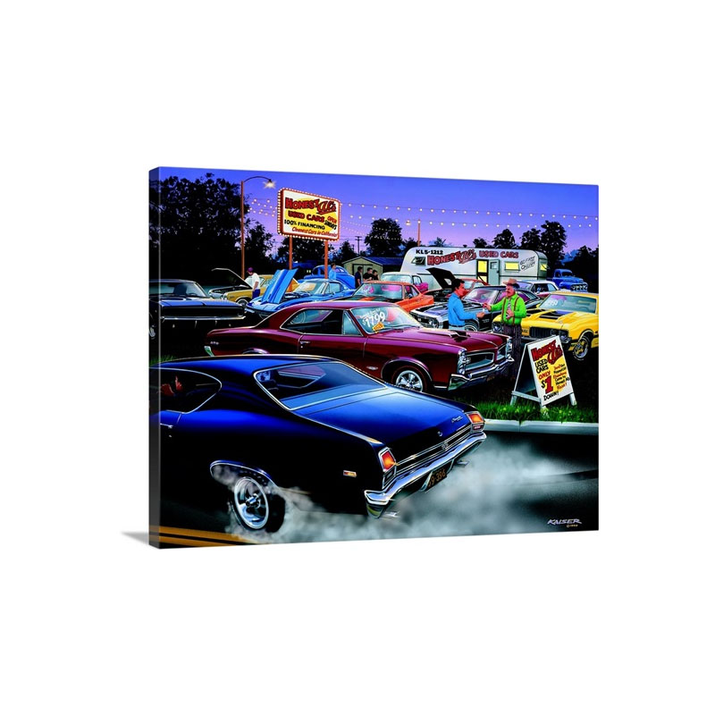 Honest Al's Used Cars Wall Art - Canvas - Gallery Wrap