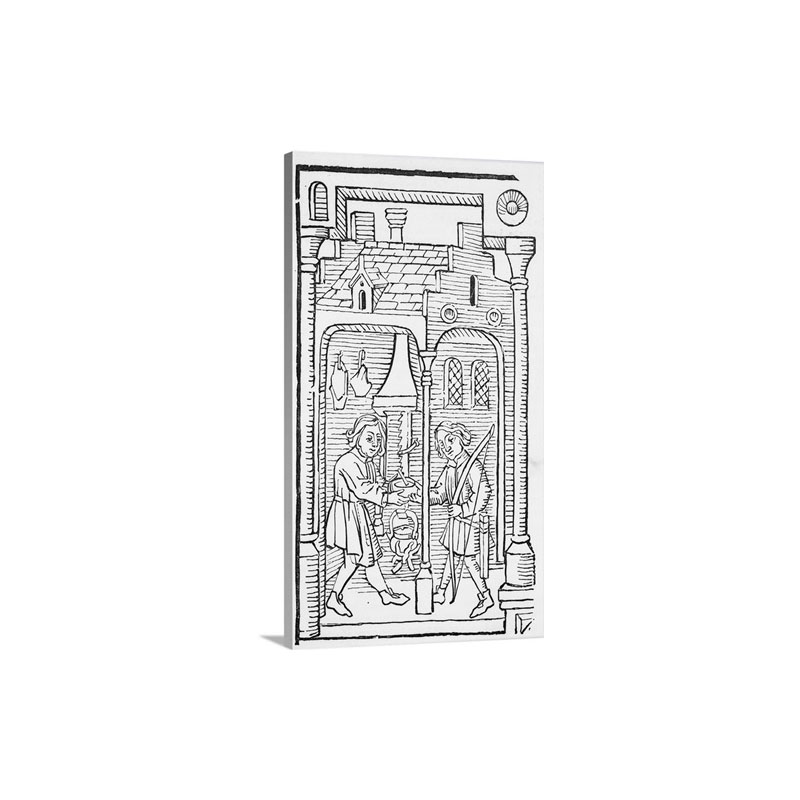 Illustration Of Jacob And Esau Wall Art - Canvas - Gallery Wrap