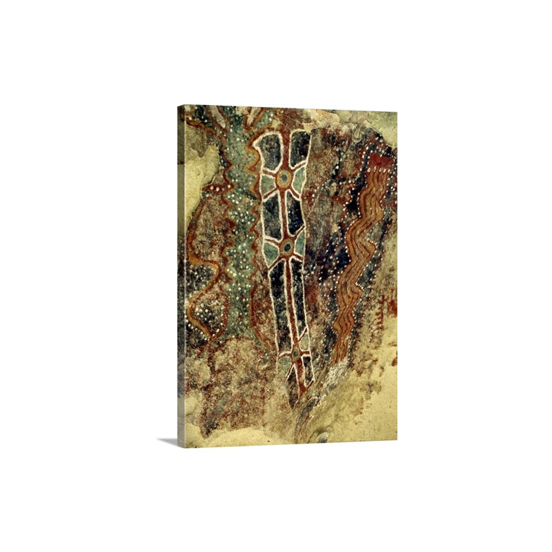 Indian Cave Painting At San Emigdio Wall Art - Canvas - Gallery Wrap