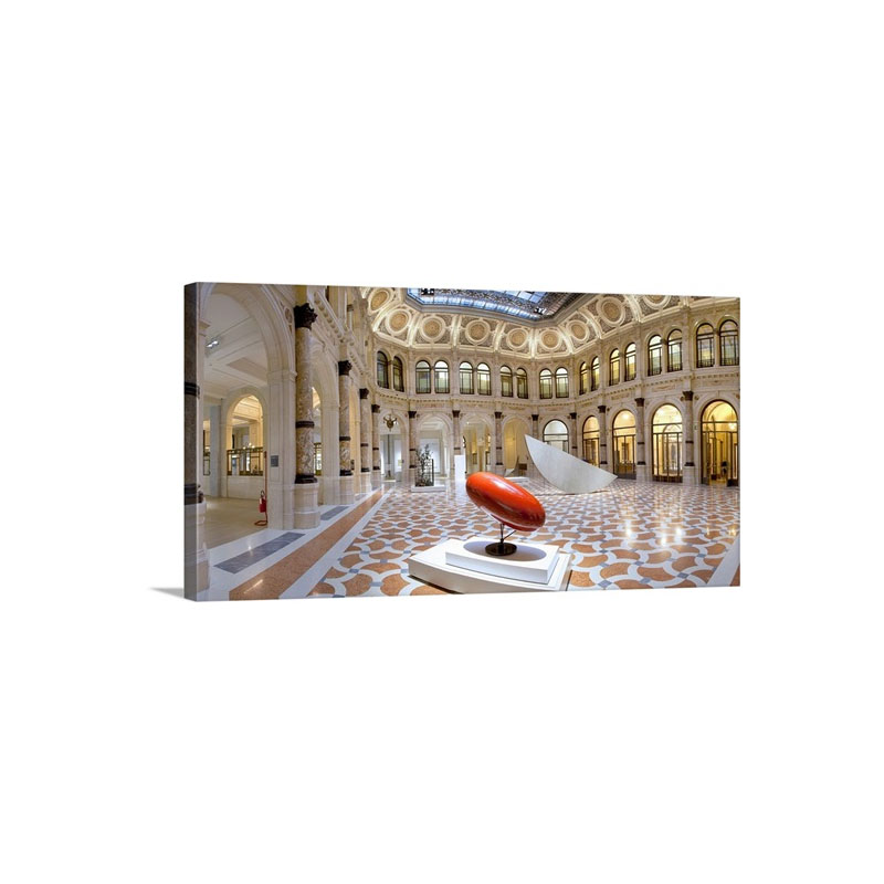 Italy Milan Gallerie D'Italia Piazza Scala Museum Wall Art - Canvas - Gallery Wrap