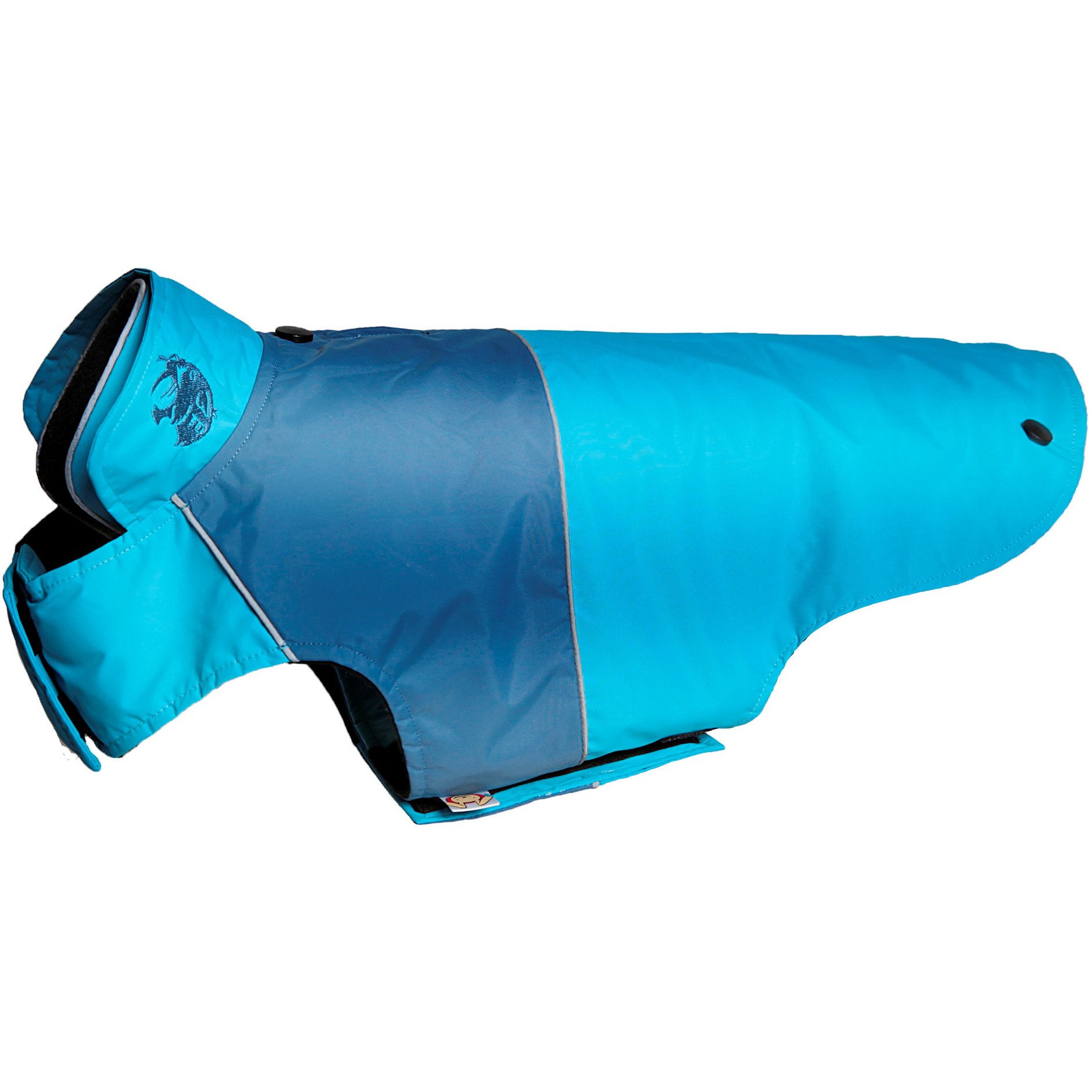 Touchdog Lightening-Shield Waterproof 2-in-1 Convertible Dog Jacket w/ Blackshark Technology