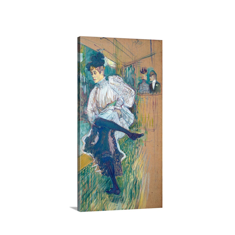 Jane Avril 1868 1943 Dancing C 1892 Wall Art - Canvas - Gallery Wrap