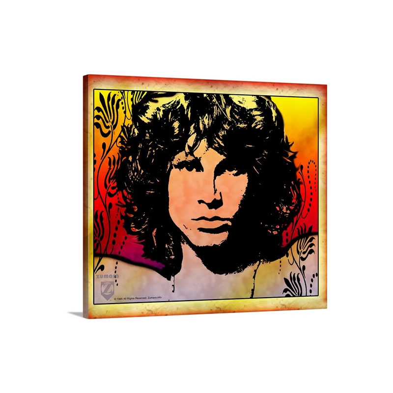 Jim Morrison Light My Fire 3 Wall Art - Canvas - Gallery Wrap