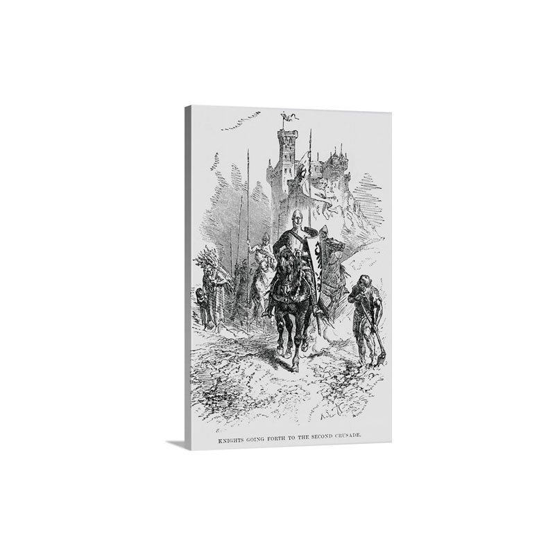 Knights During Second Crusade Wall Art - Canvas - Gallery Wrap