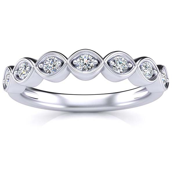 Kristina Diamond Ring - White Gold