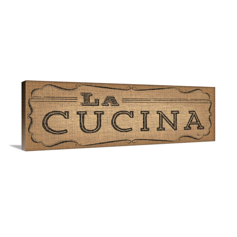 La Cuisine Burlap I I I Wall Art - Canvas - Gallery Wrap