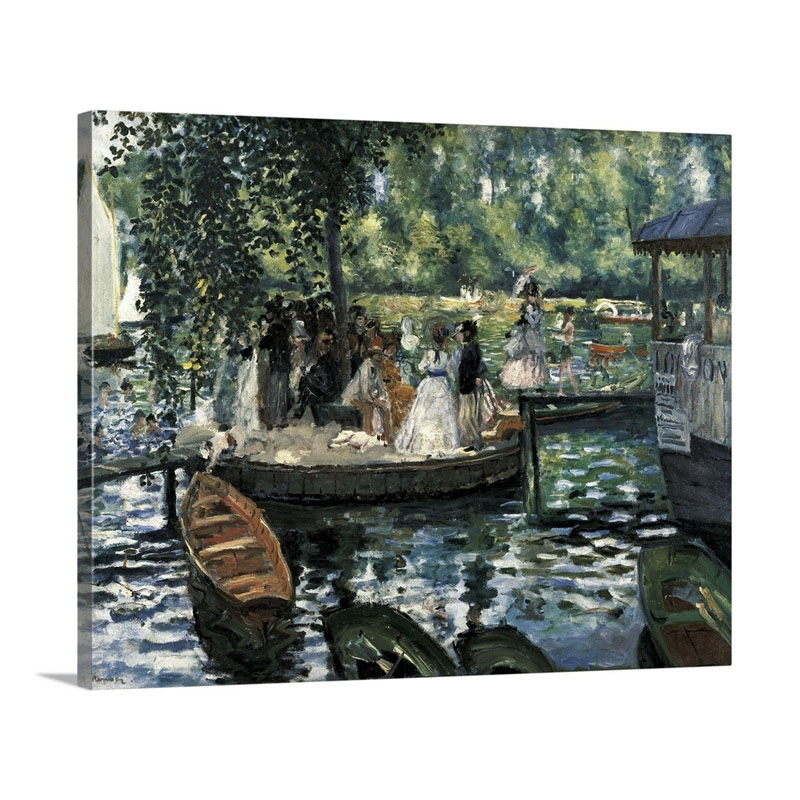La Grenouillere Wall Art - Canvas - Gallery Wrap