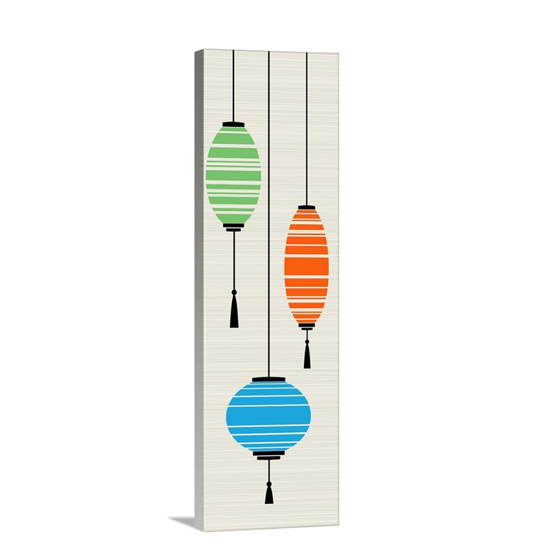 Lanterns 1 Wall Art - Canvas - Gallery Wrap