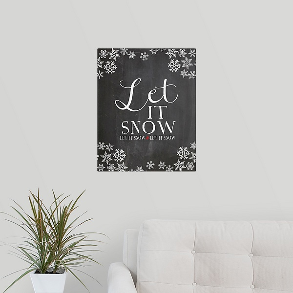 Let It Snow Chalkboard