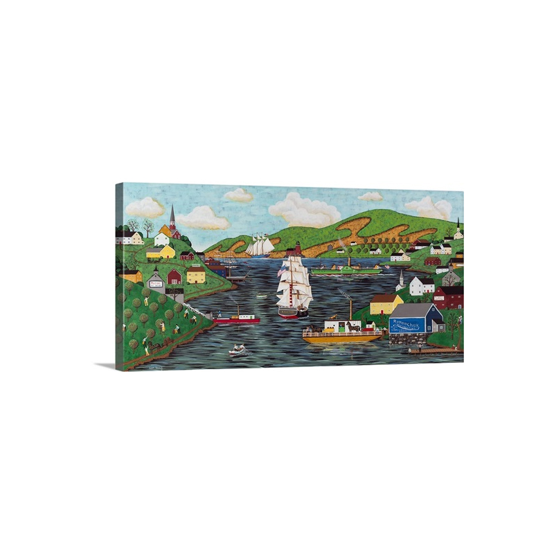 Life On The River I I Wall Art - Canvas - Gallery Wrap