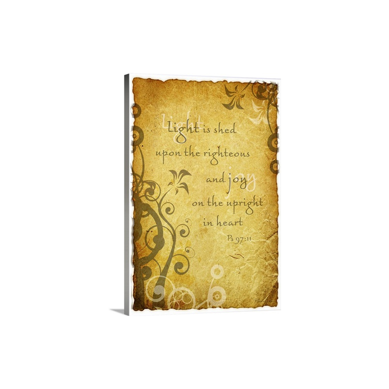 Light Is Shed Wall Art - Canvas - Gallery Wrap