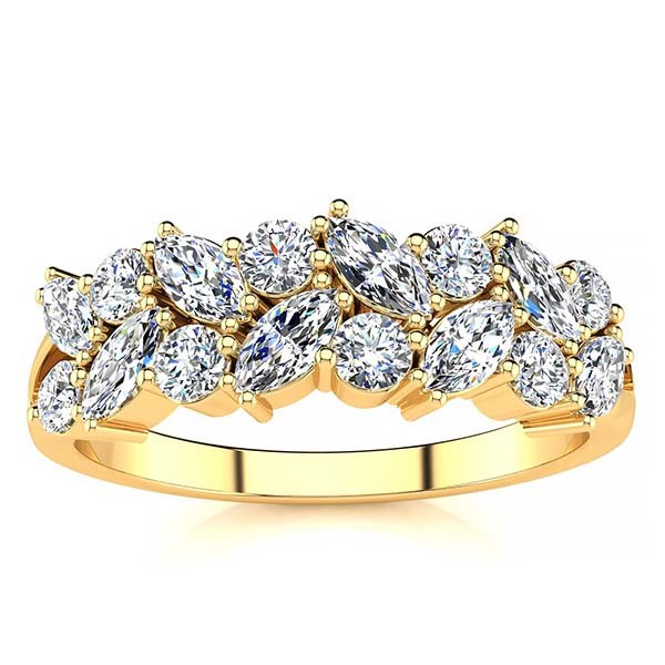 Lola Diamond Ring - Yellow Gold