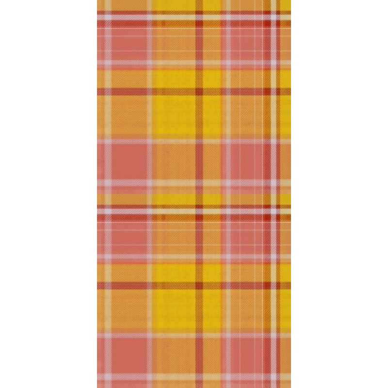 Madras Plaid In Pink And Yellow