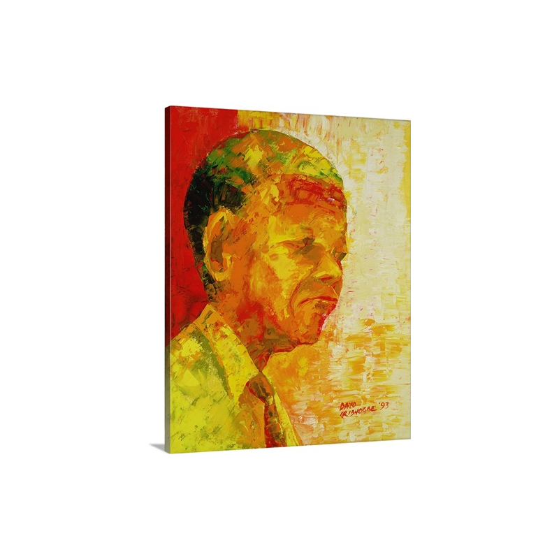 Mandela 1993 Wall Art - Canvas - Gallery Wrap