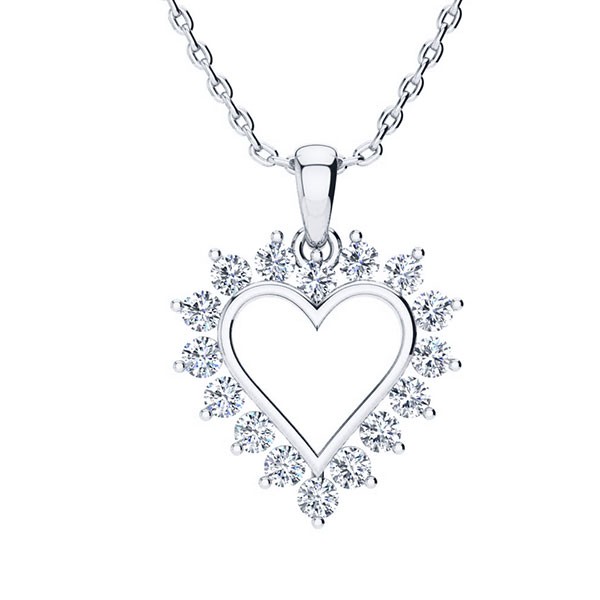 Maria Diamond Necklace - White Gold