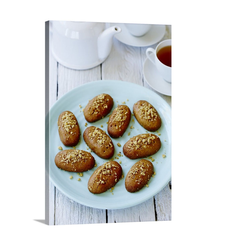 Melomakarona Biscuits From Greece Wall Art - Canvas - Gallery Wrap