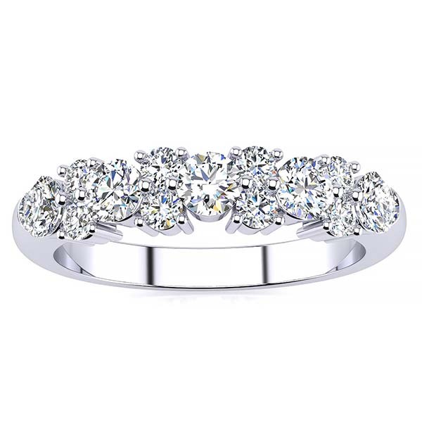 Michelle Moissanite Ring - White Gold