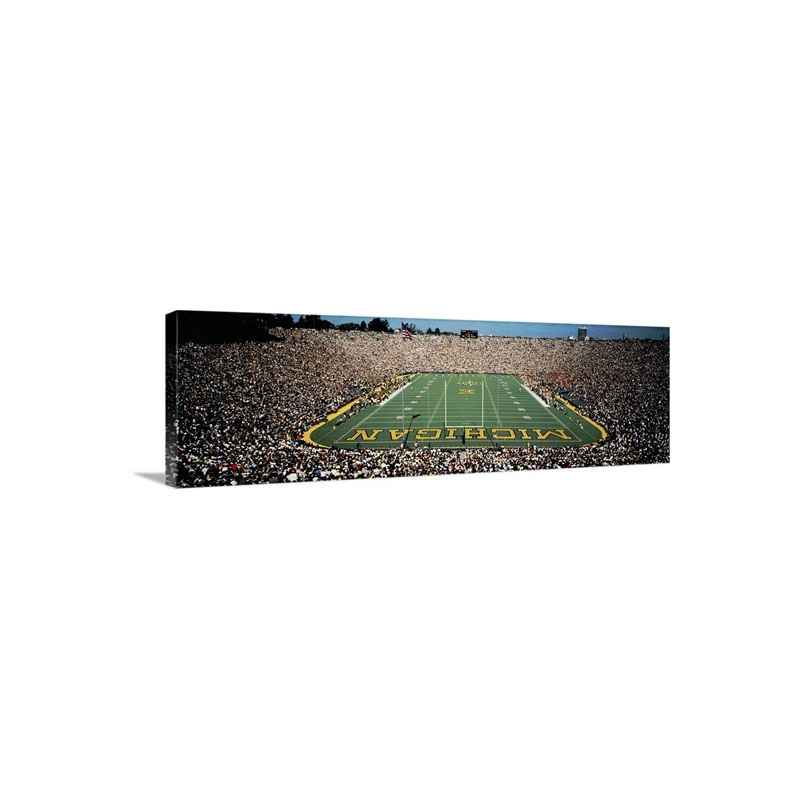 Michigan Ann Arbor University Of Michigan Stadium Wall Art - Canvas - Gallery Wrap