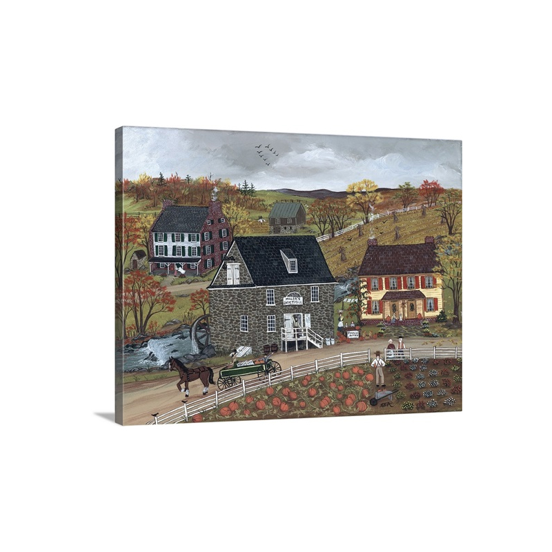 Millers Gristmill Wall Art - Canvas - Gallery Wrap