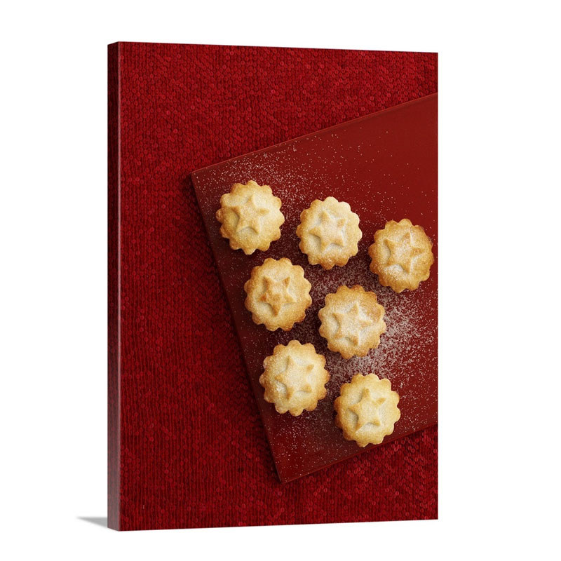 Mince Pies For Christmas Wall Art - Canvas - Gallery Wrap