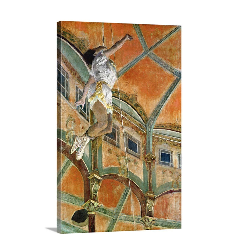 Miss La La At The Cirque Fernando 1879 Wall Art - Canvas - Gallery Wrap