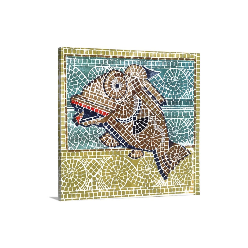Mosaic Fish I I Wall Art - Canvas - Gallery Wrap