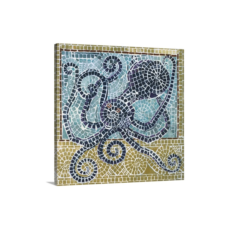 Mosaic Octopus Wall Art - Canvas - Gallery Wrap