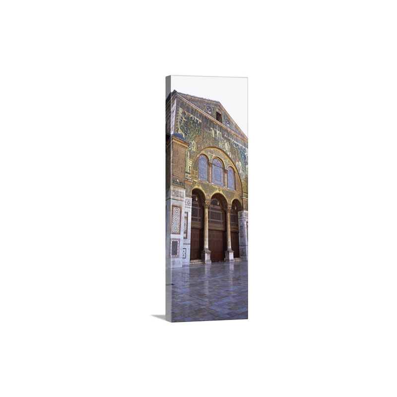 Mosaic Facade Oa Mosque Umayyad Mosque Damascus Syria Wall Art - Gallery Wrap