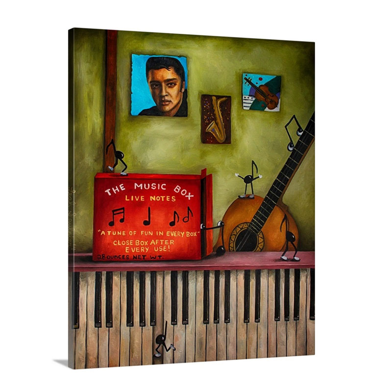Music Box Wall Art - Canvas - Gallery Wrap